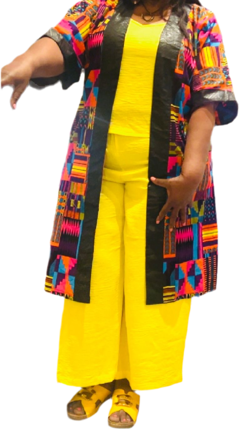 Kente Kimono Jacjet